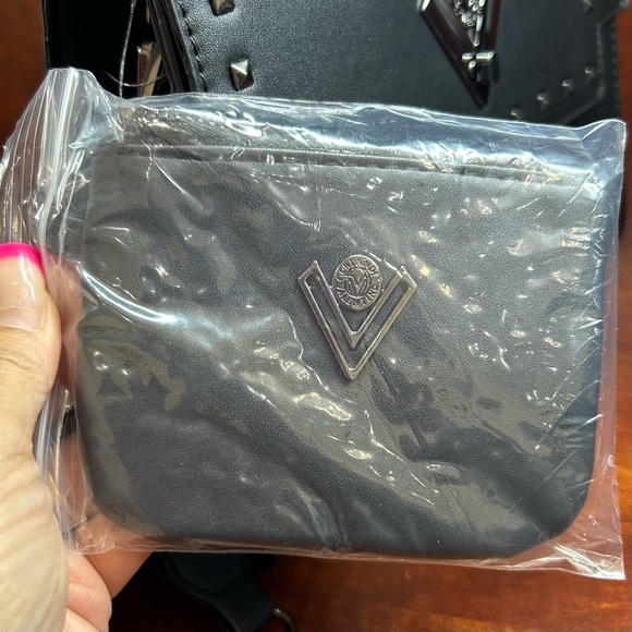 Valentino Orlandi Black Crossbody Bag with Studded Detailing NWT - Picture 3 of 12